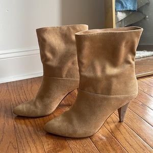 Suede booties